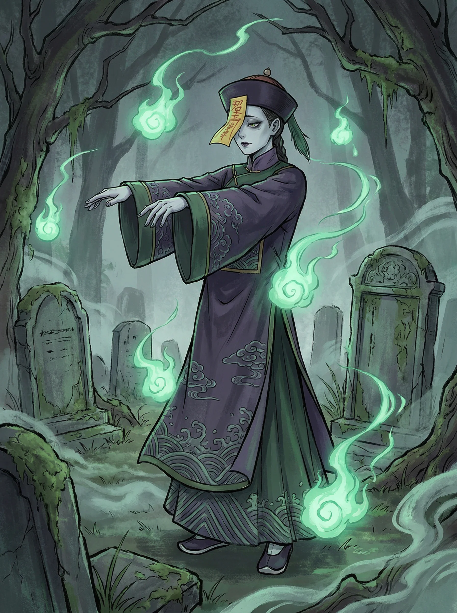 僵尸 - 九色 百鬼夜行动漫角色